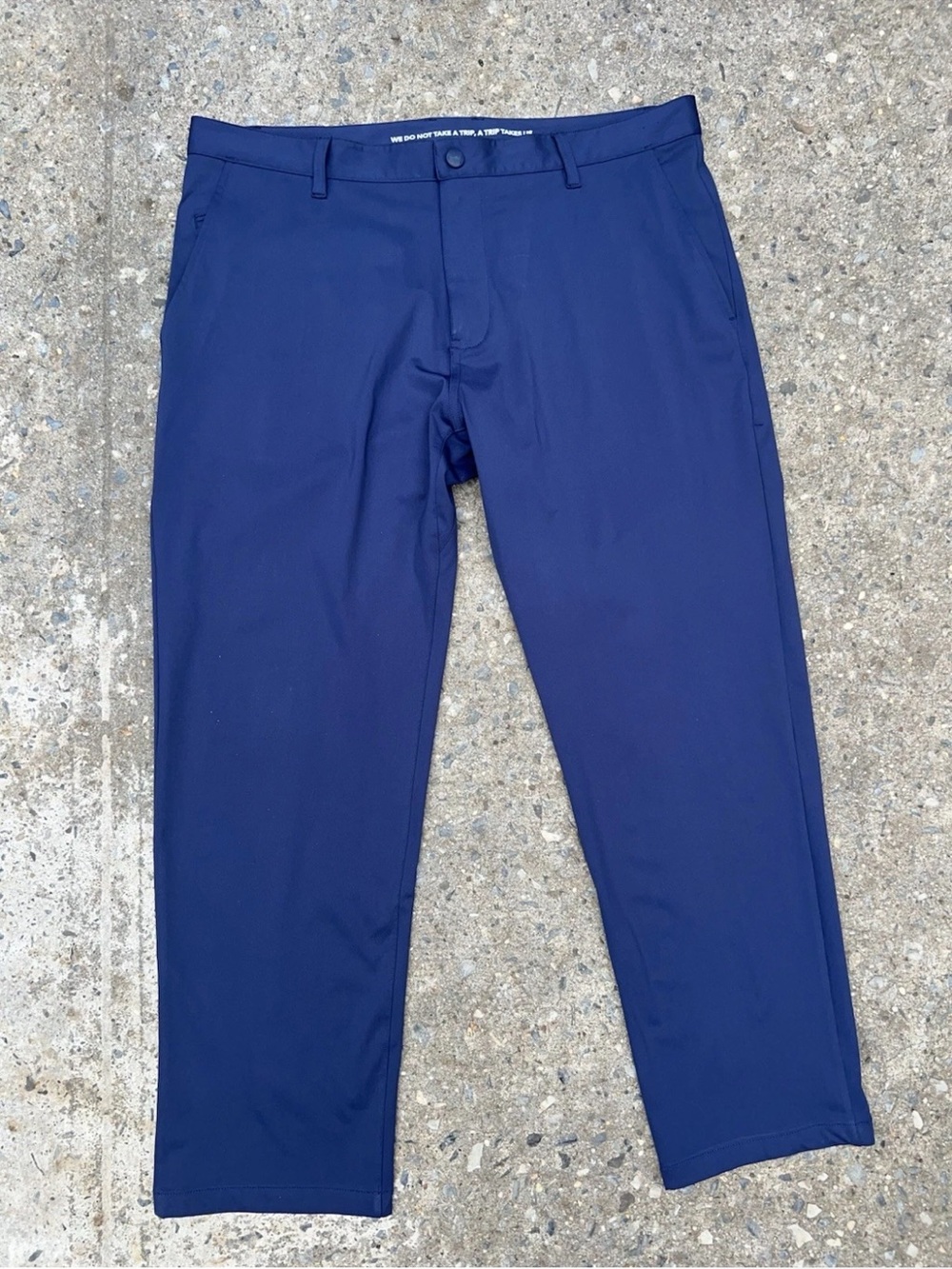 Rhone Commuter Pants Mens 36 Blue Chino Straight Casual 100161